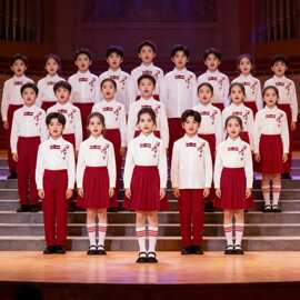六一儿童合唱服小学生班服中国风朗诵比赛演出幼儿园大班毕业照