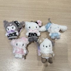 Sanli O ベレー帽シリーズ メロディー クロミ ビッグイヤードッグ KT ぬいぐるみ おもちゃバッグ ペンダント キーホルダー