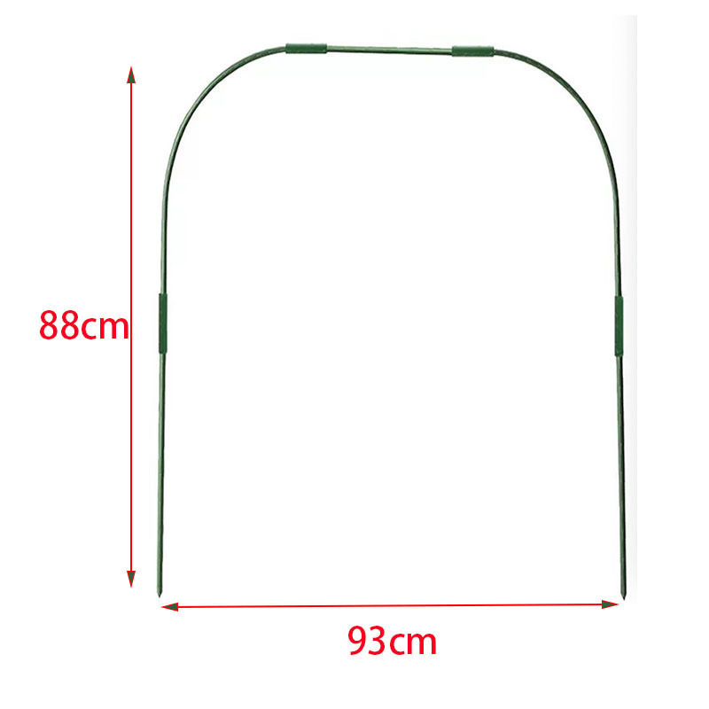 Fábrica al por mayor de plástico recubierto de apoyo Varilla jardinería invernadero vegetal jardín invernadero soporte Rosa Alambre de loto escalada vid soporte