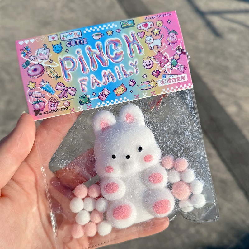 Juguete antiestrés suave tipo donut, un mágico juguete antiestrés suave.