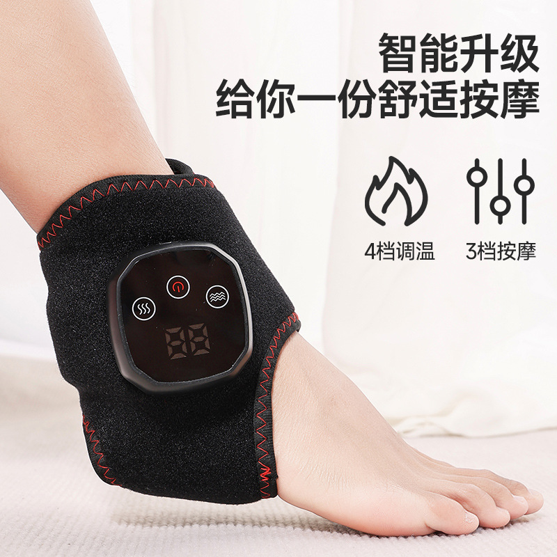 跨境新款手部按摩仪脚腕关节电加热按摩器震动理疗腱鞘护手踝绑带|undefined