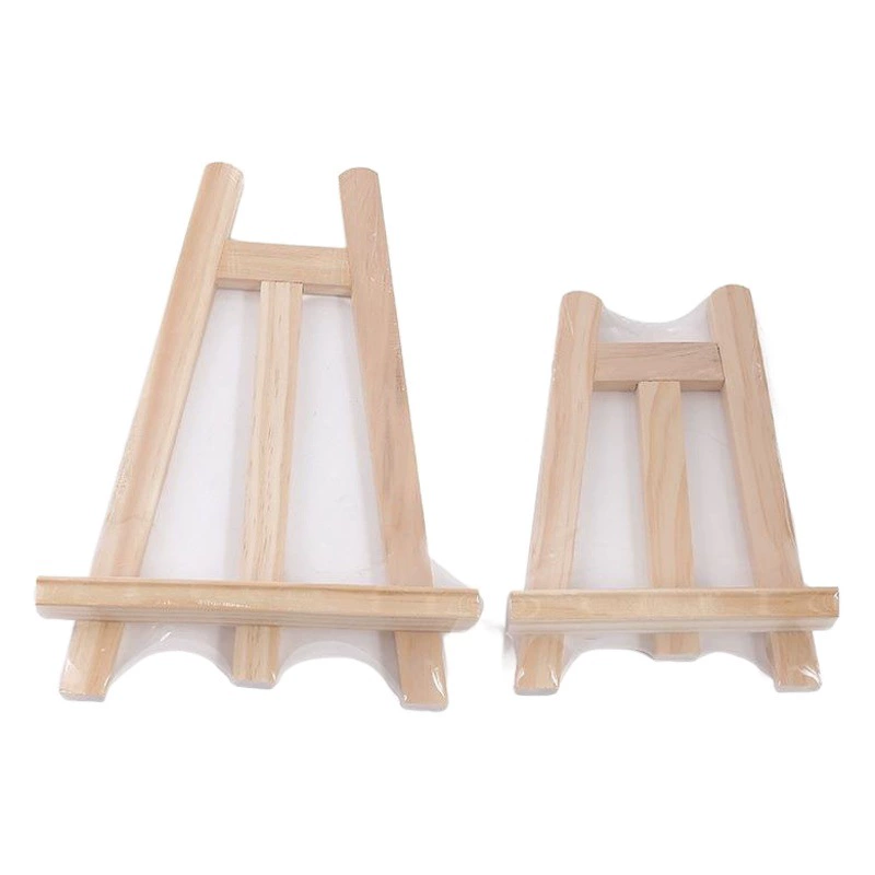 Масляный мольберт с круглой головкой кронштейн деревянный мольберт для кошачьих ушей 15*20 I-образный Настольный Декор витрина Заводской магазин