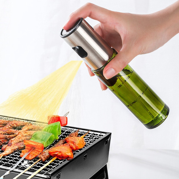 Shading German oil spray bottle sprayed glass oil spray can olive…