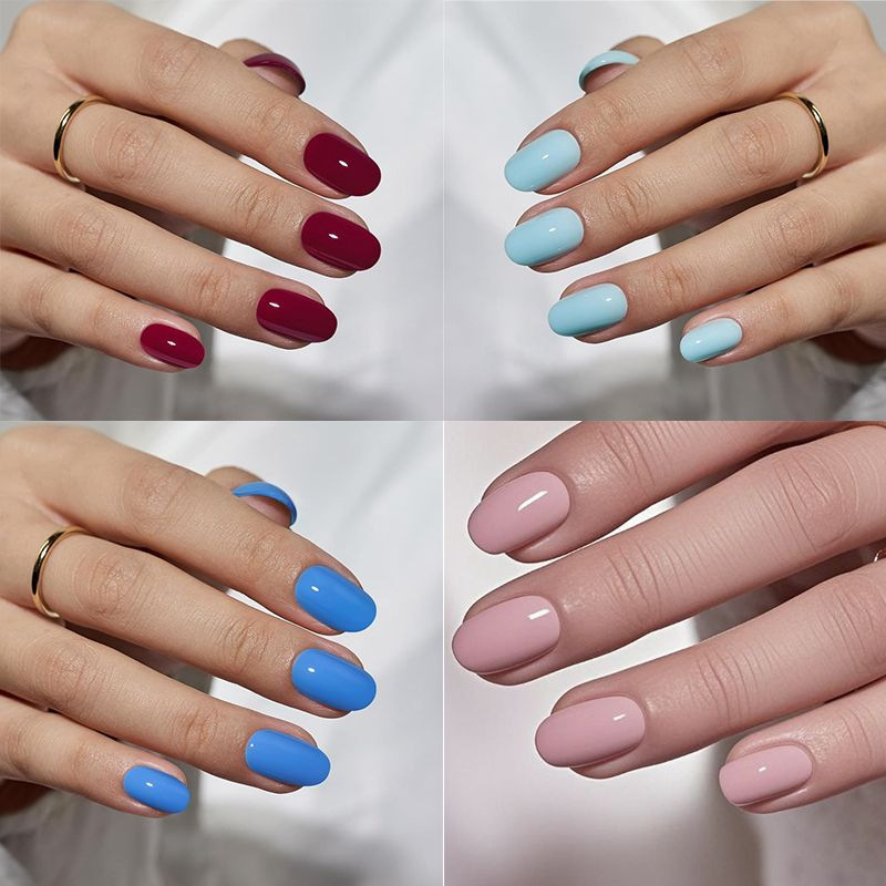 Cross-Border Best-Selling Nail Tips Solid Color Collection Simple and Stylish High-End Solid Color Long Almond-Shaped Press-On Nails Wholesale Cross-Border Best-Selling Nail Tips Solid Color Collection Simple and Stylish High-End Solid Color Long Almond-Shaped Press-On Nails Wholesale