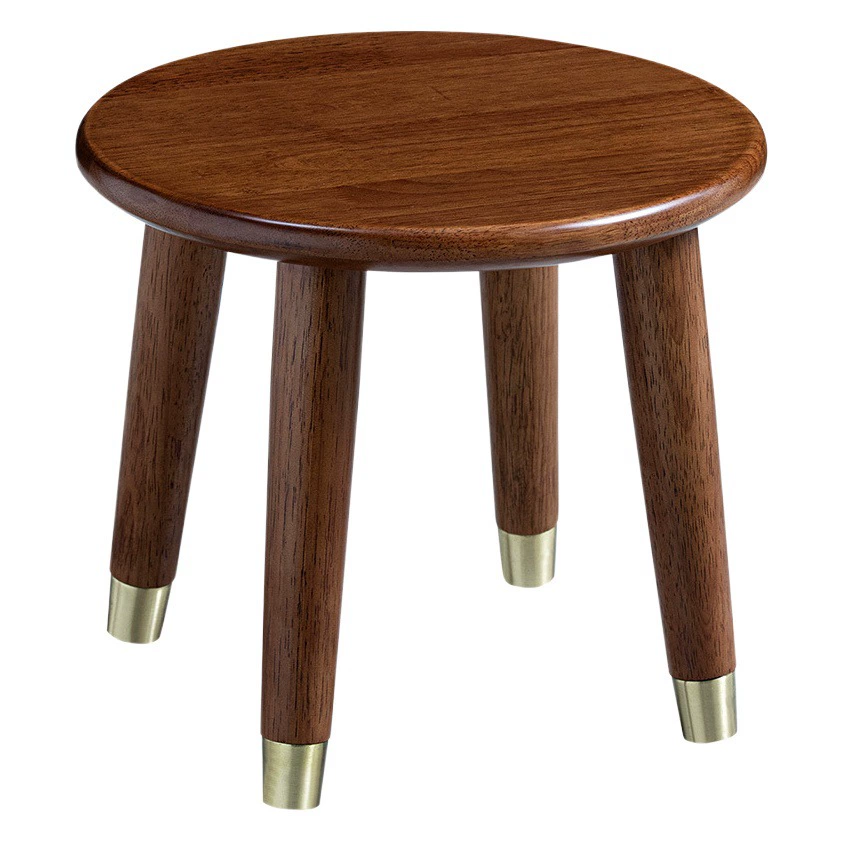 Низкий табурет из бука, низкий стул для дома, детский журнальный столик-табурет, низкий квадратный табурет из массива дерева, подставка для ног в гостиную, табурет для переобувания, с подушкой.