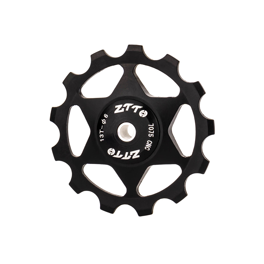 ZTTO bicicleta de carretera de montaña rodamiento trasero rueda de guía rodamiento de metal 13T accesorios de rueda de guía de transmisión de metal