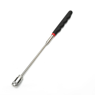 LED Powerful Iron-absorbing Rod Curved with Light Telescopic Extension Rod Car Metal Pick-up Picker Magnet Suction Tool