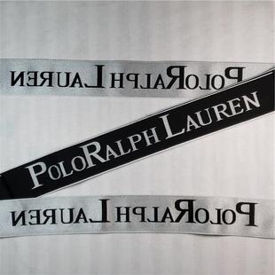 Factory Direct Sales 4.5cm Light Silk Elastic Band, Elastic Jacquard Letter Bright Pattern, Sample Customization,