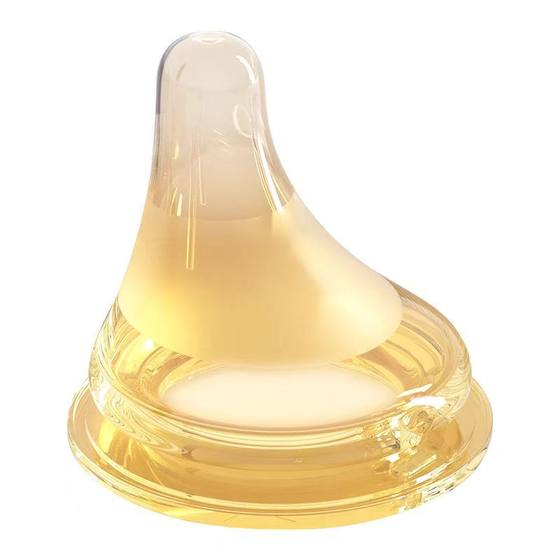 Nekhbet pacifier suitable for baby wide diameter 5cm universal simulation breast milk real feeling baby anti-flatulence eccentric milk
