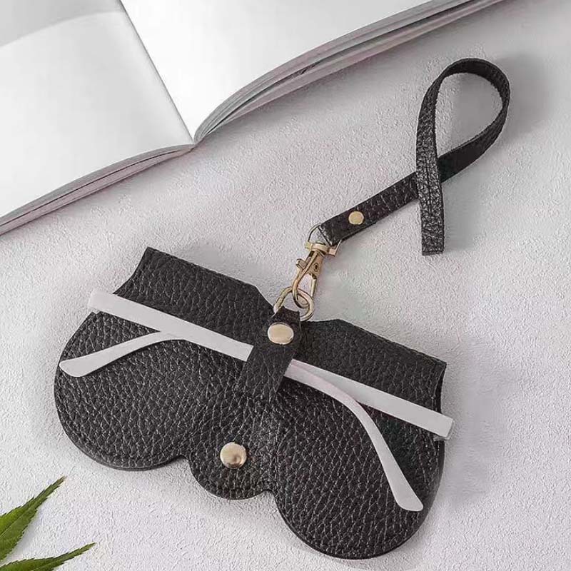 高級感のある日本と韓国のファッションスタイルのPUレザー製メガネケース、サングラス、近視用メガネ収納保護ボックス、腰掛け、卸売