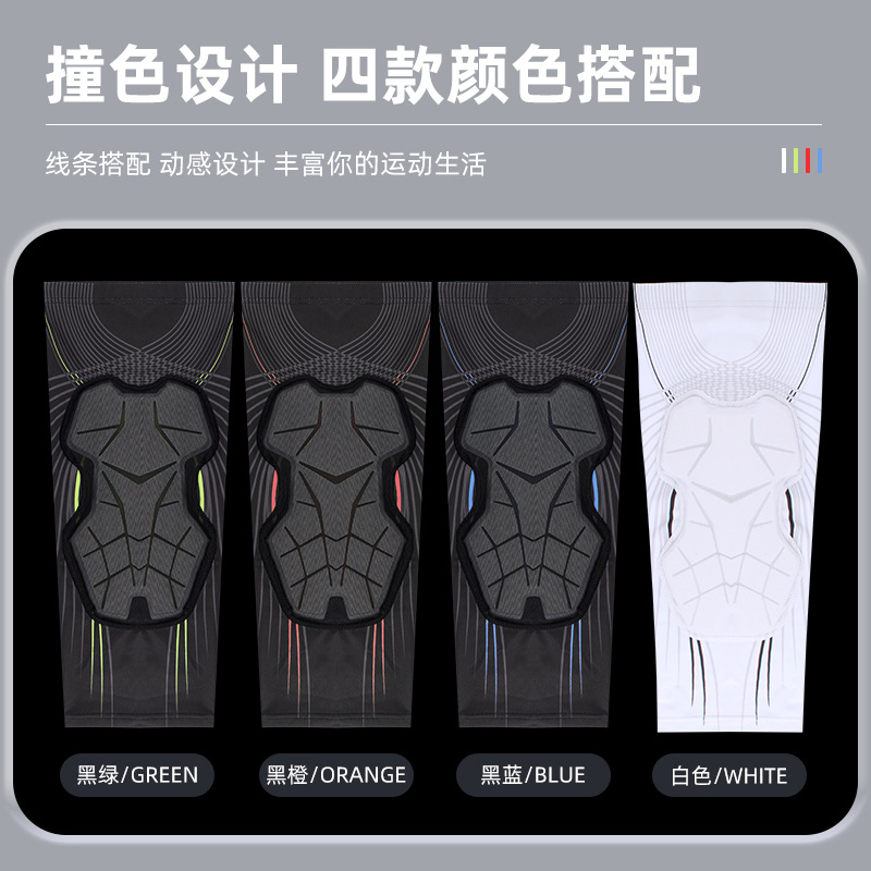 Baloncesto transfronterizo deportes rodillera panal esponja anti-colisión rodilla verano al aire libre montar corriendo equipo protector de la pierna