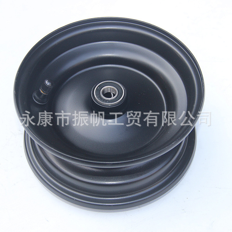 Modified Small Four-Wheel Beach Vehicle Accessories 12/13X 5-6inch Tire Front Hub Bearing Type Iron Wheel Rim