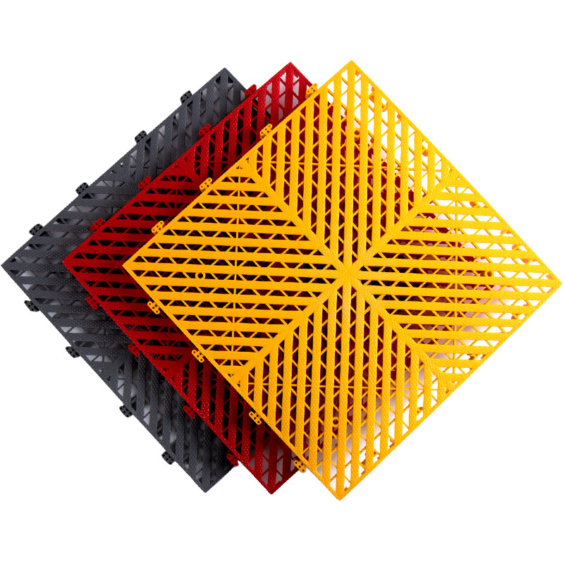 Lavadora de automóviles parrilla de suelo garaje de automóviles belleza 4s tienda sin ranura plástico engrosado empalme suelo de drenaje rejilla placa de cojín