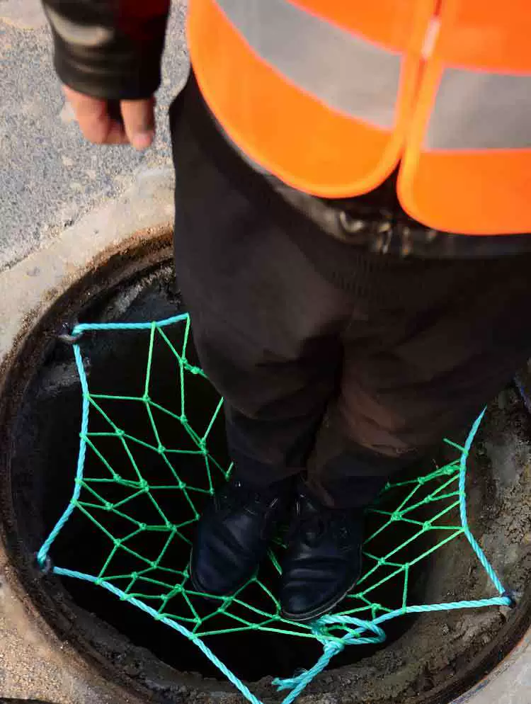 Защитная сетка для канализации, сетка для защиты от падения, сетка для крышки люка муниципальной люка, защитная сетка для люка, нейлоновая крышка для люка, защитная сетка