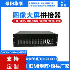 led显示屏视频处理器 HDMI拼接屏8路输进28路输出图像拼接器