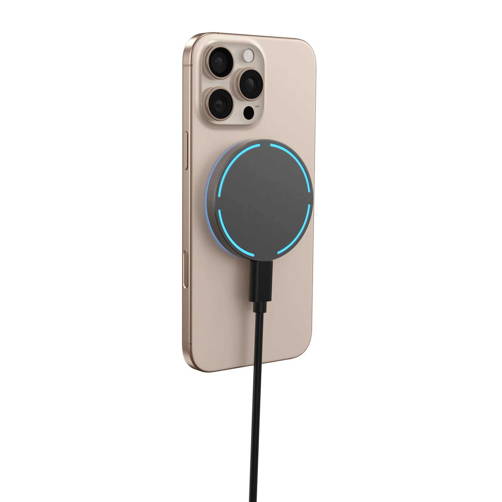 Apple, samsung, metal double-sided charger, 15W