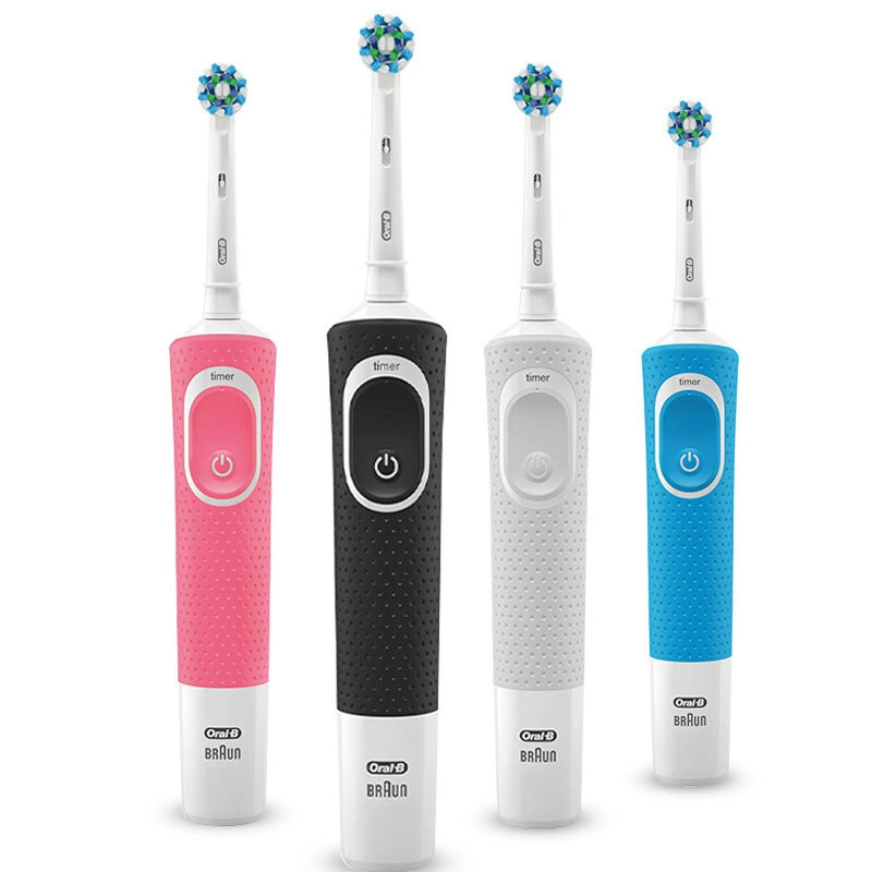 Электрическая зубная щетка (Oral-B) D100 & D12, мягкая щетина, зарядка, домашний набор