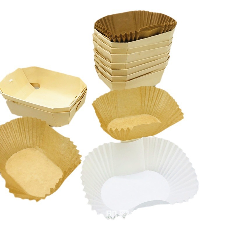 Caja de madera para hornear Molde para pan tostado de madera resistente al horno Molde para hornear Bizcocho mediano Molde de madera para pastel de papel natural