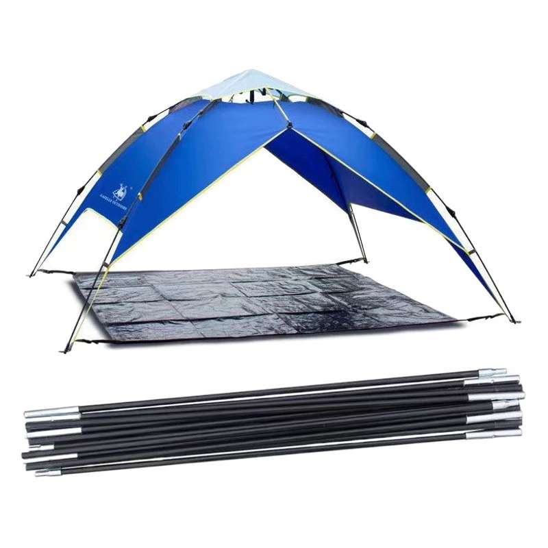 Кронштейн для палатки из стекловолокна Складная штанга Кронштейн для сумки Двухсекционная телескопическая сборка Складная палатка из стекловолокна