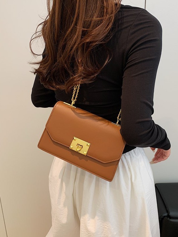 Bolsos para mujer 2025 nueva moda transfronteriza exquisita cadena de un solo hombro bolso cuadrado pequeño de lujo ligero de alta gama