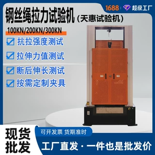 天惠大吨位拉力试验机厂30T钢丝绳拉断力测试仪粗电缆电子拉力机