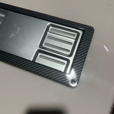 the Option to Add Logo, License plate holder/license plate holder
