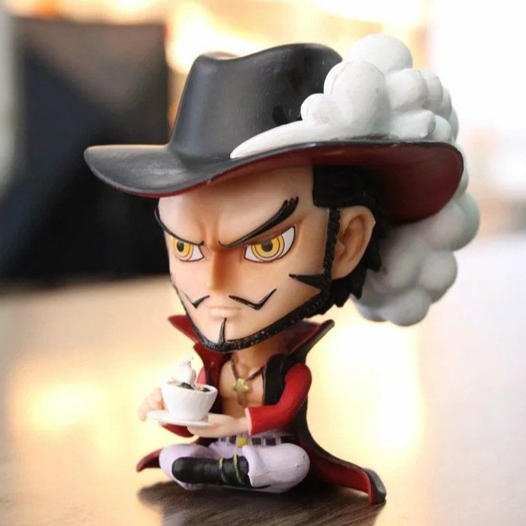 Animación hecha a mano de un conjunto completo de Luffy Sauron, la gran emperatriz Jobais muñeca muñeca hecha a mano adornos