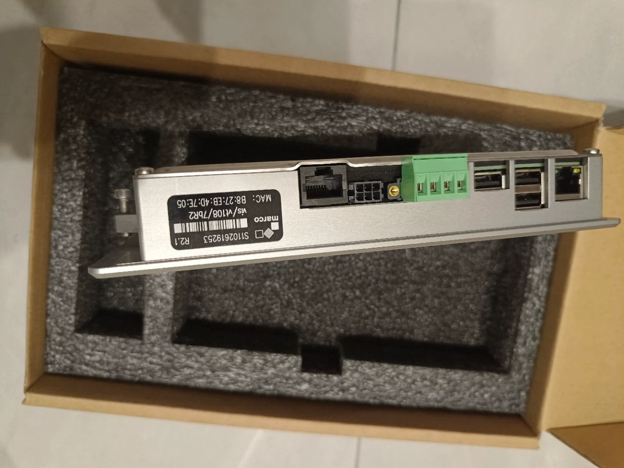 7‑inch touchscreen (German Marco) VIS/VT108/7B, capacitive panel for dispensing systems