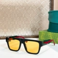 Black Frame Green Red Temples Yellow Lens