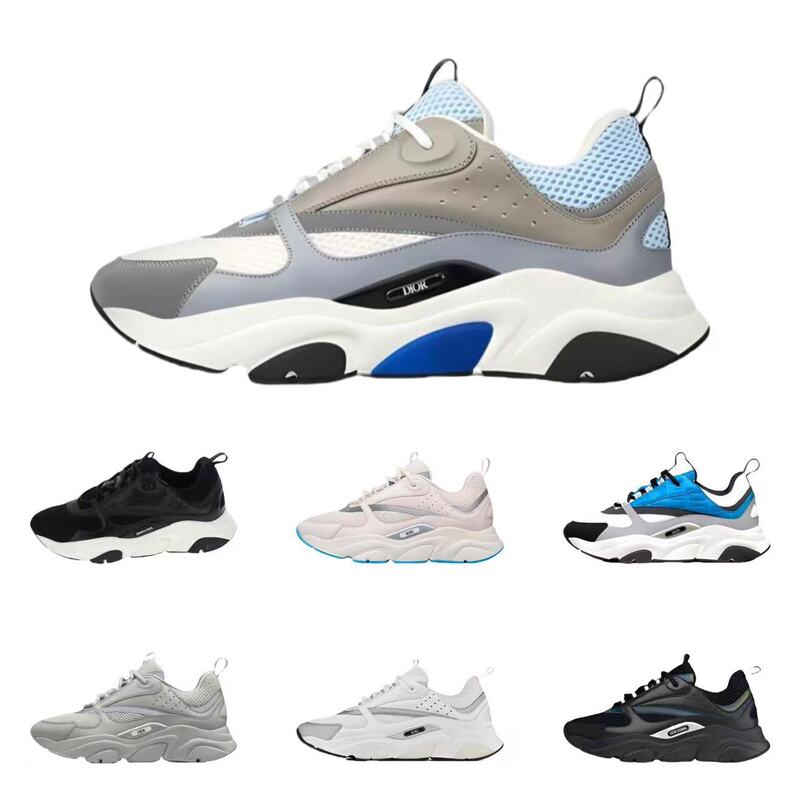Putian Shoes Foreign Trade Cd2025B22 Unisex Versatile Sneakers Mesh Breathable Dad Shoes Sports Style Casual Shoes