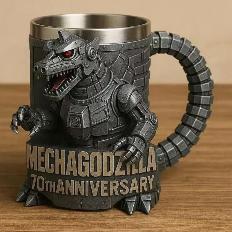 Cross-Border Godzilla Mug Godzilla 70Th Anniversary Resin Mug Godzilla Water Cup Coffee Cup Cross-Border Godzilla Mug Godzilla 70Th Anniversary Resin Mug Godzilla Water Cup Coffee Cup