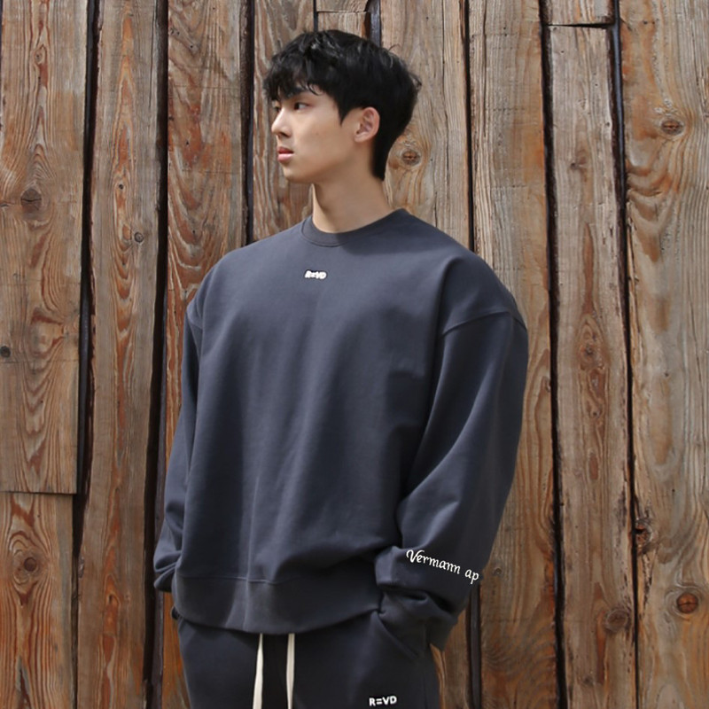 Autumn and Winter Fitness Sweater Men's Crewneck Simple Leisure Training Loose Pullover Running Sports Shoulder Long Sleeve Trendy Autumn and Winter Fitness Sweater Men's Crewneck Simple Leisure Training Loose Pullover Running Sports Shoulder Long Sleeve Trendy