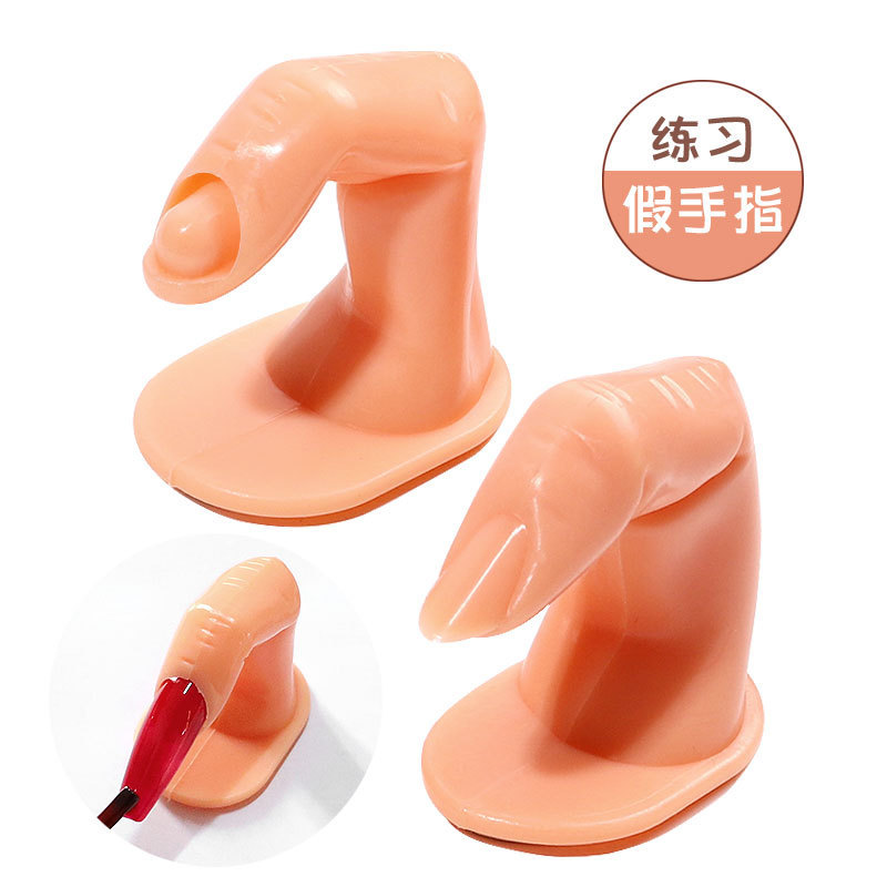 Herramientas de manicure práctica fingers simulación de manicure para principiantes mesa de fijación de uñas dedo manicure material manicure