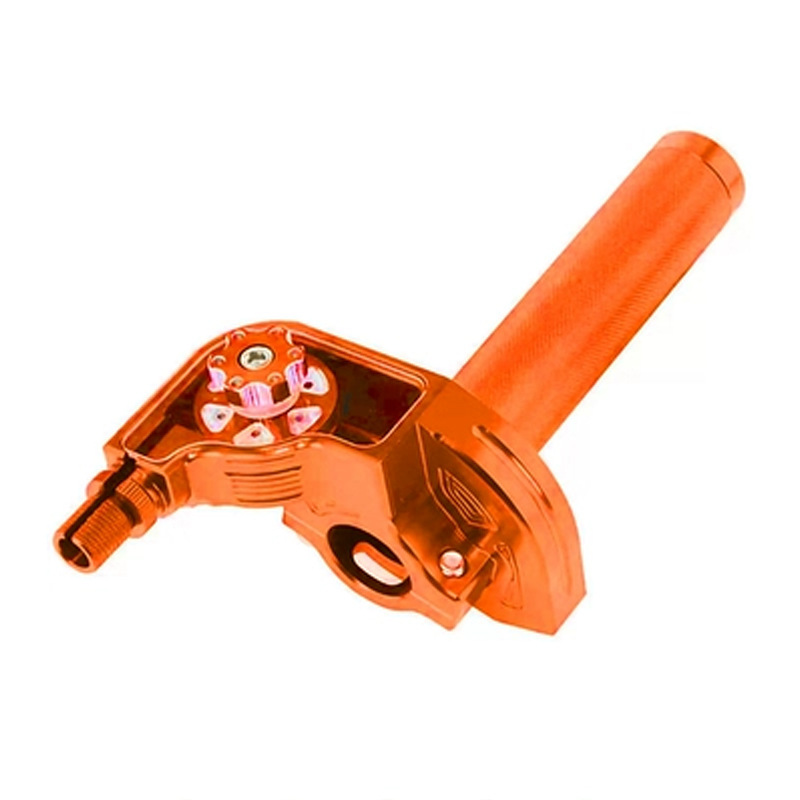 Suministro de accesorios de motocicleta todoterreno CNC ajustable acelerador base manual visual acelerador transfronterizo