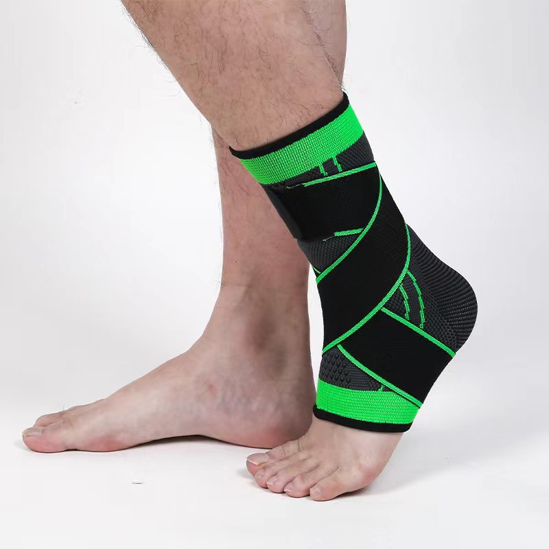 Tobillera de Fijación Deportiva de Poliéster, Transpirable y Ajustable para Baloncesto y Deportes