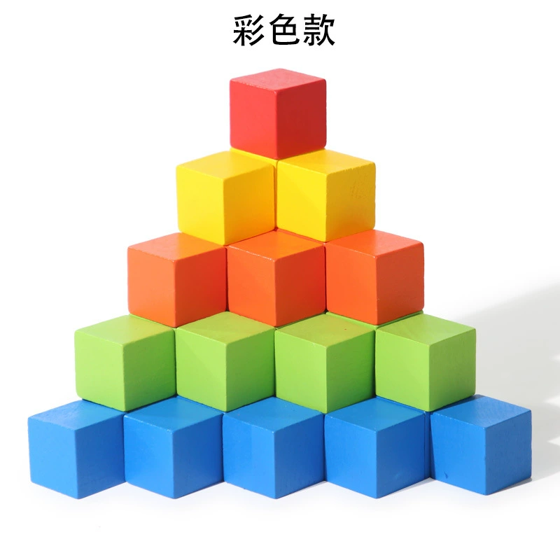 Wooden children's teaching aids for teaching maths, constructor, cube, brainteaser, toy, early education