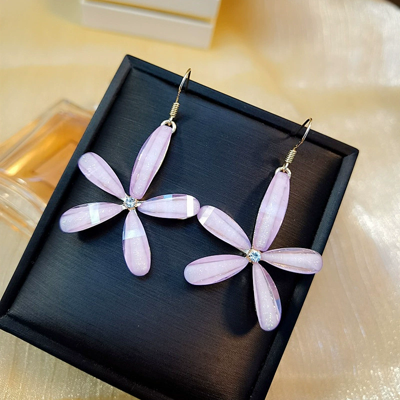 Серьги, серебряная игла, интернет-знаменитость, образец серебра 925, 2024 год