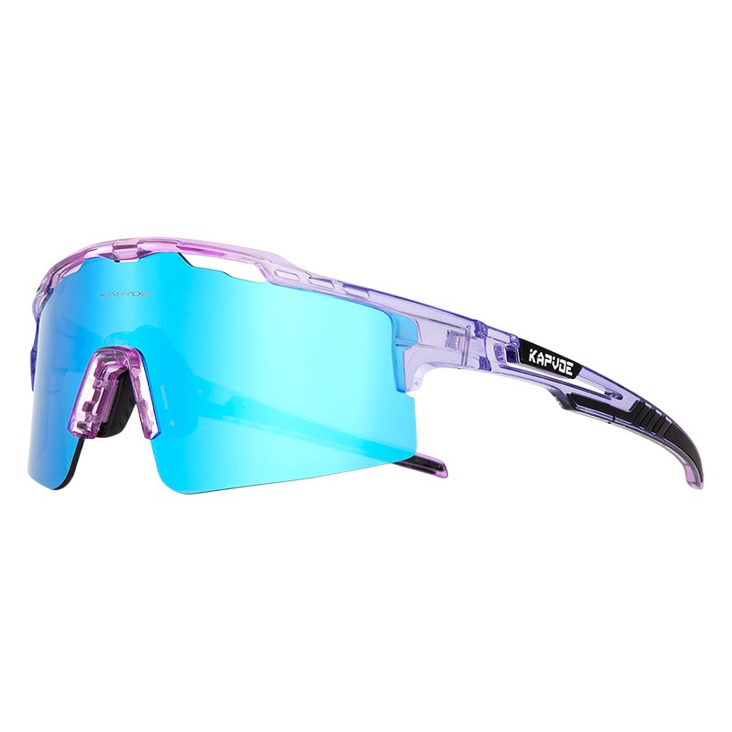 Gafas Polarizadas de Ciclismo Deportivo de TR90, Lentes Intercambiables, Apto para Miopía, para Ciclismo