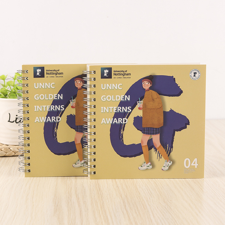 Custom coil notebook custom PP coil book custom advertising cover iron ring notepad notebook Custom coil notebook custom PP coil book custom advertising cover iron ring notepad notebook