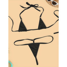 A 40086 Tie Backless Three-piece Bikini ���¶������ʽ�Ȼ���