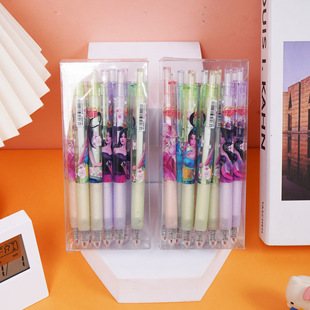 80003 Ye Luoli's cool press pen smooth 0.5 gel pen student exam brush writing pen wholesale