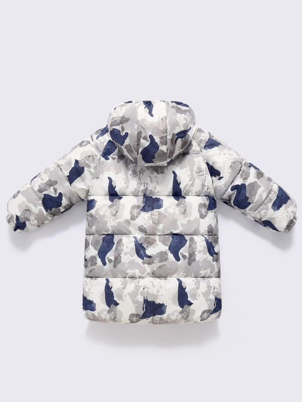 儿童棉中长款冬季童装羽绒棉服男女童中大童加厚棉外套花色系防寒|undefined