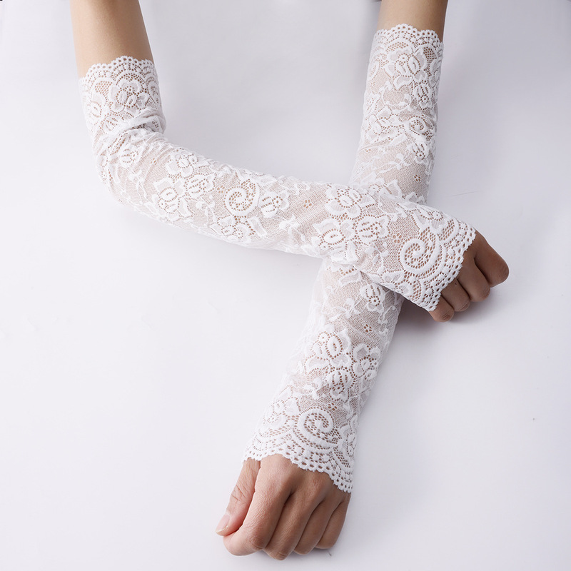 Summer Sun Protection Sleeves, Ice Lace Cycling Gloves, Driving Arm Long Sleeves, Fake Sleeves, Decorative Cross-Border Wholesale Summer Sun Protection Sleeves, Ice Lace Cycling Gloves, Driving Arm Long Sleeves, Fake Sleeves, Decorative Cross-Border Wholesale
