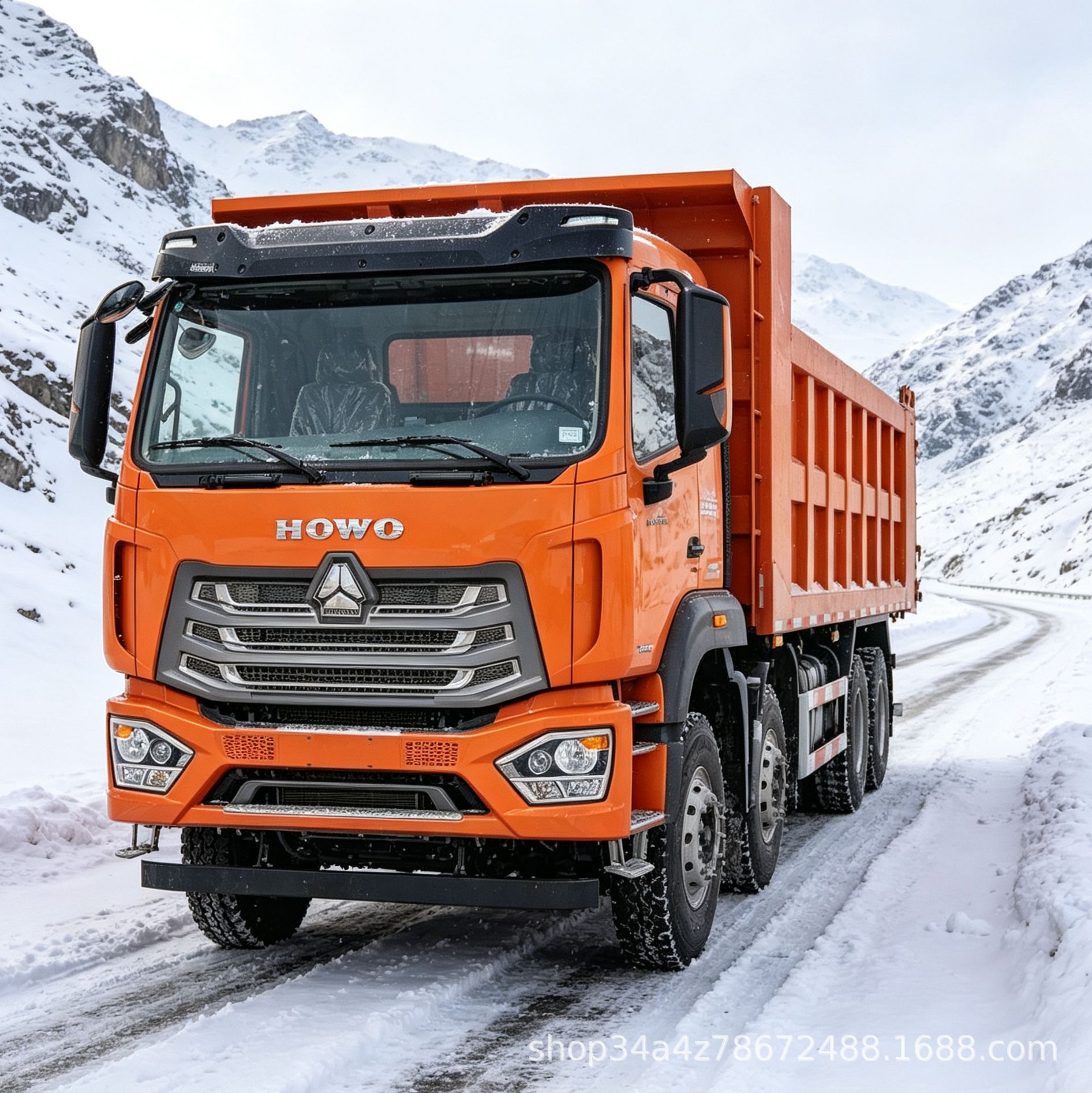 Foreign Trade Supply of African Howo Nx6X4 Dump Trucks, Howo 8*4 Dump Trucks, Rear Eight-Wheel Dump Trucks, Heavy-Duty Dump Trucks