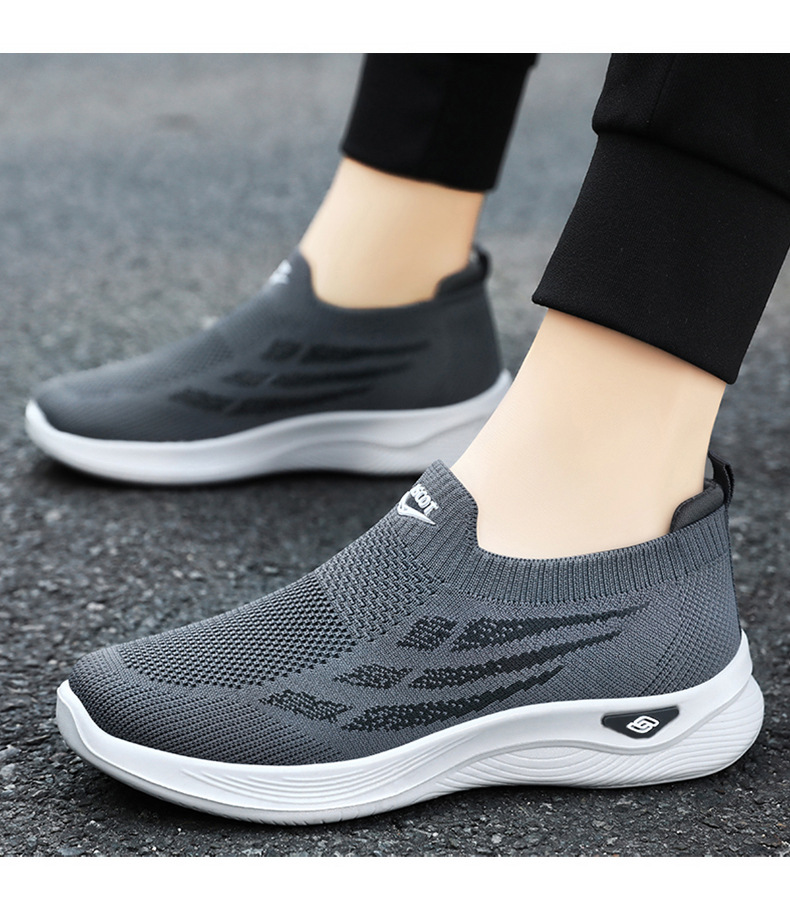 Unisex Sports Solid Color Round Toe Casual Shoes display picture 5