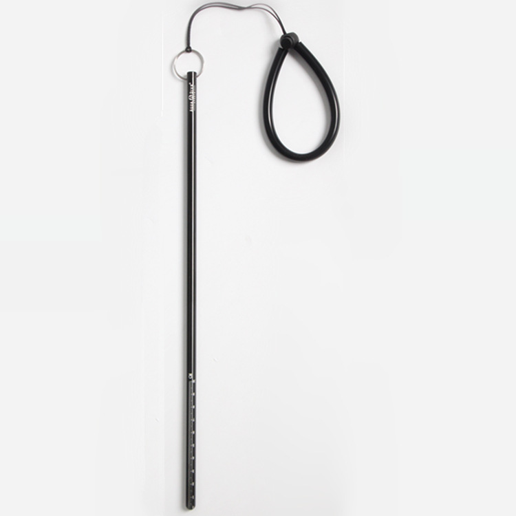 HOTDIVE buceo ding stick color botella tapping dispositivo submarino sonda de aleación de aluminio con escala con cuerda de la mano