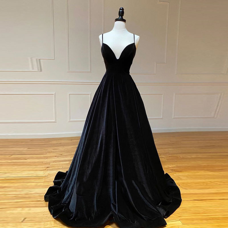 El comercio exterior de Europa y América Amazon AliExpress deseo sexy nuevo largo elegante sexy vestido de adelgazamiento negro