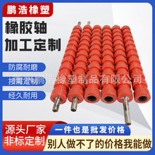 橡胶轴包胶橡胶辊包胶滚筒机械胶辊包胶轴防静电胶辊橡胶包胶件