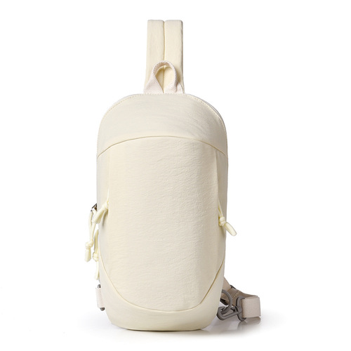 Unisex Lightweight Outdoor Crossbody Bag Shoulder Bag Fashion Simple Anti-Magnetic Trendy Solid Color Versatile Chest Bag