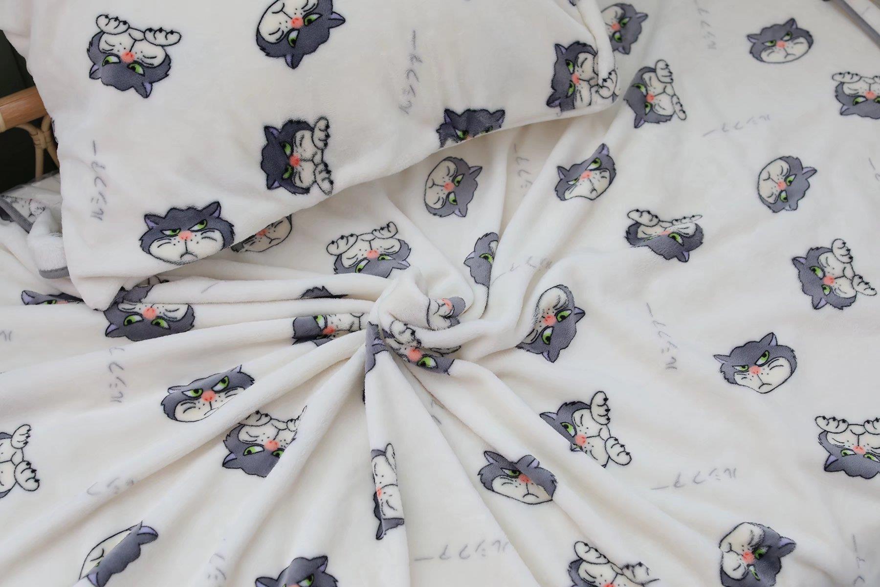 Cartoon flannel duvet